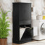 Modern Bathroom Storage Cabinet With Two Laundry Baskets, One Drawer, Adjustable Shelf