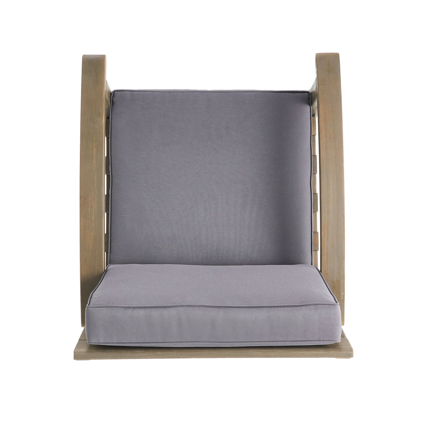 Peyton Club Chair Outdoor Seating Acacia Wood 32.25 X 28.00 X 31.25"