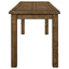 Amarillo - Rectangular Counter Height Dining Table - Rustic Brown