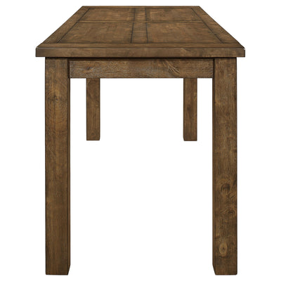 Amarillo - Rectangular Counter Height Dining Table - Rustic Brown
