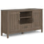 Lev - TV Media Stand - Smoky Brown