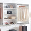 Devi - Wall Mounted Wood Closet System With Modular Units
