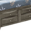Modern Design Storage Bed With Bookcase Headboard