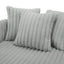 Mindy - Oversized Swivel Barrel Chair - Gray