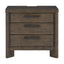 3 Drawer Nightstand With USB - Dark Oak