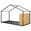 Bed House Frame With Shelves And Lights