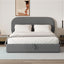 Upholstered Platform Bed With Hydraulic Storage System