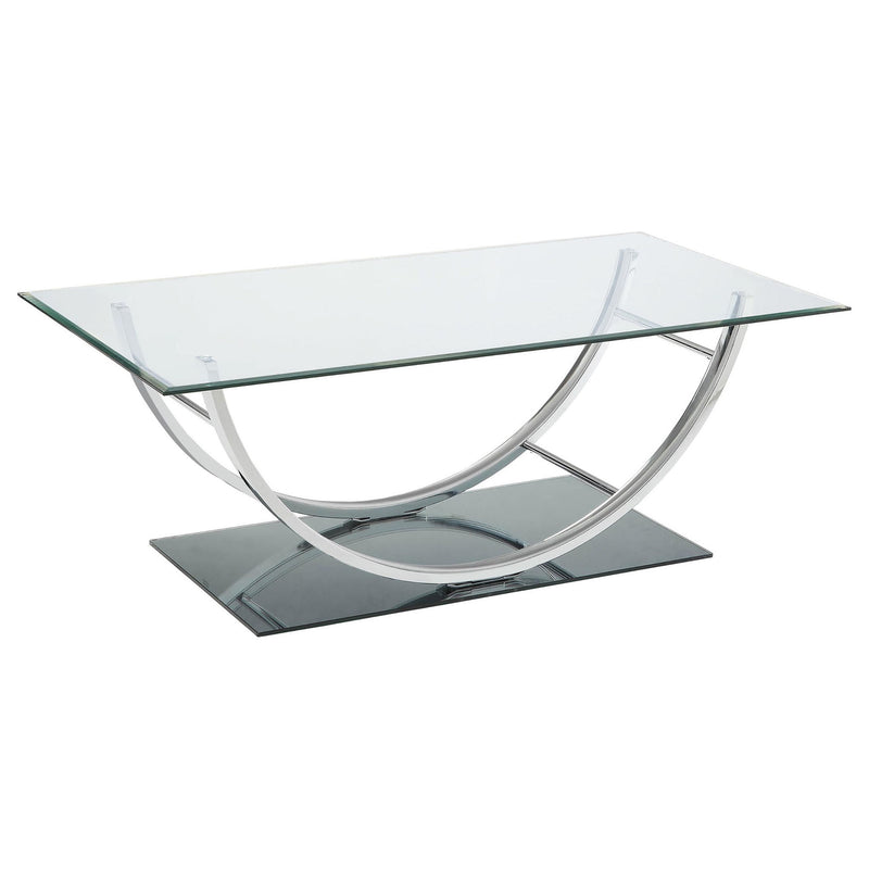 Garrett - 2 Piece Coffee Table Set - Chrome
