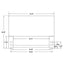 Queen / Full Size Upholstered Headboard With Flange Details - Sand