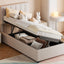 Upholstered Platform Bed With A Hydraulic Storage System