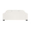 Modern 3 Seater Sofa With Curved Backrest