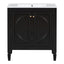 Bathroom Vanity With Sink With 2 Doors And Adjustable Shelf