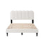 Lambswool Petal Headboard Bed Frame
