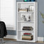 5 Tier For Office Bookshelf, Bookcase, Etagere, Contemporary & Modern