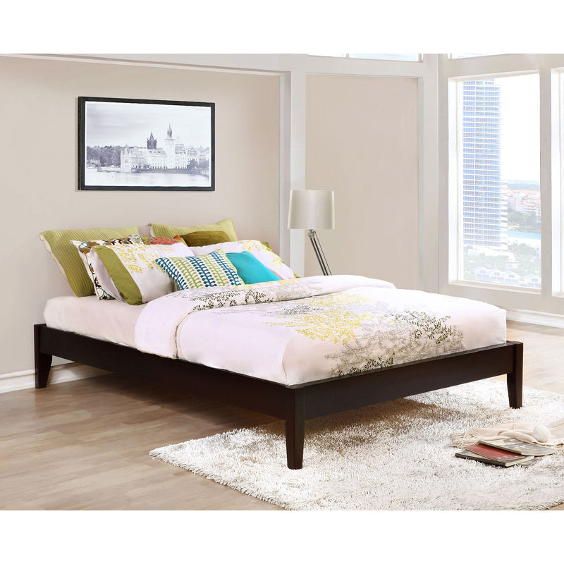 Redmond - Eastern King Platform Bed - Cappuccino