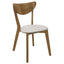 Mid-Century Modern Upholstered Dining Chair (Set of 2)