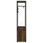 Flora - 2 Door Coat Rack Hall Tree Storage Bench And Multi Functional Storage - Natural