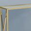 Accent Console Table For Entryway, Contemporary & Modern - Gold