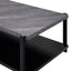 Linea - 3 Piece Occasional Set (1 Coffee & 2 End Tables) - Dark Gray