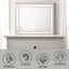 Laveda - Mirror With LED - White