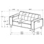 Xana - Track Arm Tufted Loveseat - Greige
