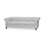 Chesterfield Style 3 Seater Sofa With Deep Button Tufting