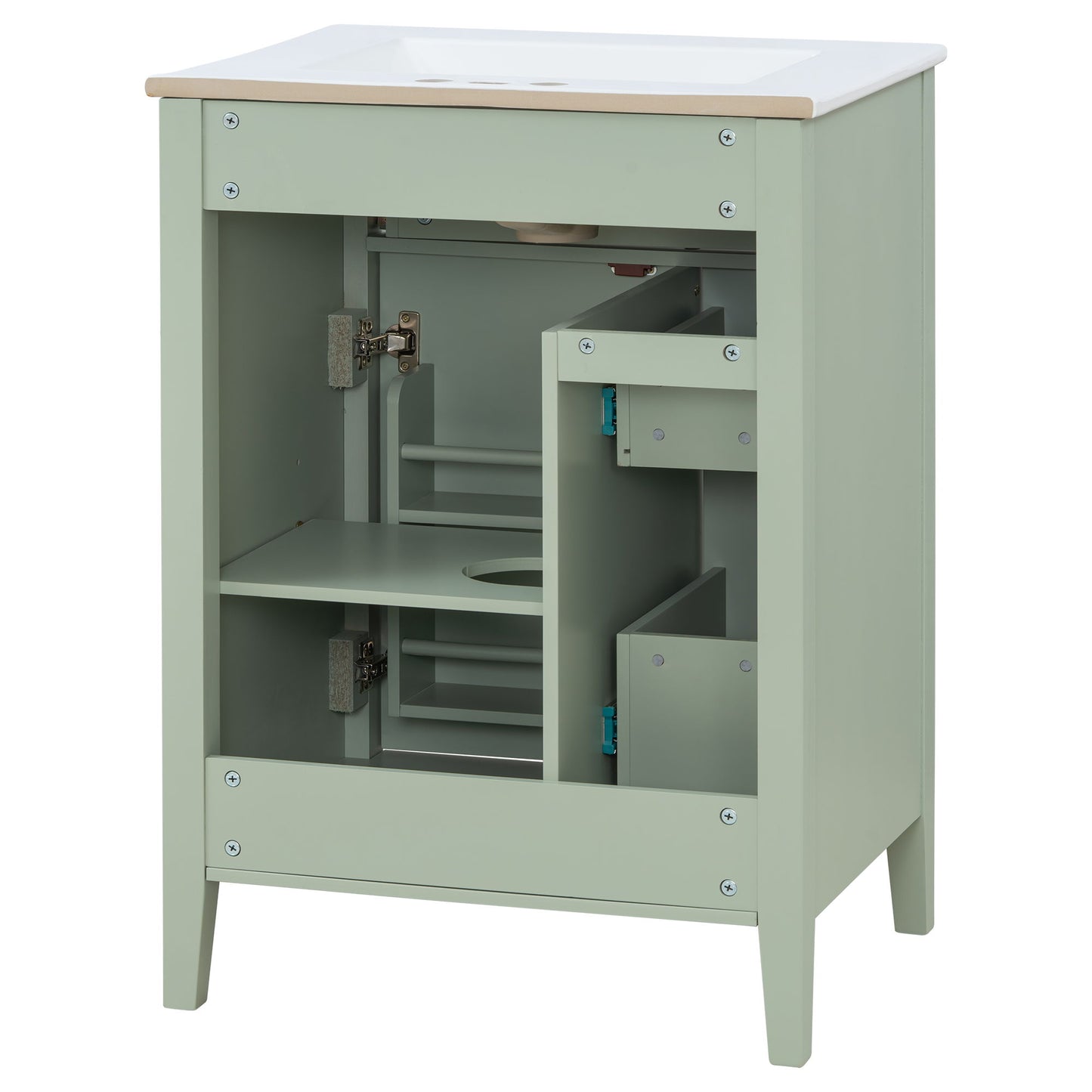Bathroom Vanity With Sink, Soft Closing Cabinet