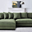 Luxe - Oversized 2 Piece Sectional Couches For Living Room, L Shaped Sofa With Chaise