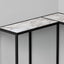 Corner Accent Console Table For Entryway, Unique L-Shaped Design