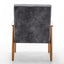 Wide Classic Mid-Century Modern Arm Chair