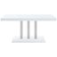 Creston - Rectangular Dining Table - White