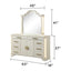 Jasmine - 8 Drawer Dresser With Side LED Lightning - Beige