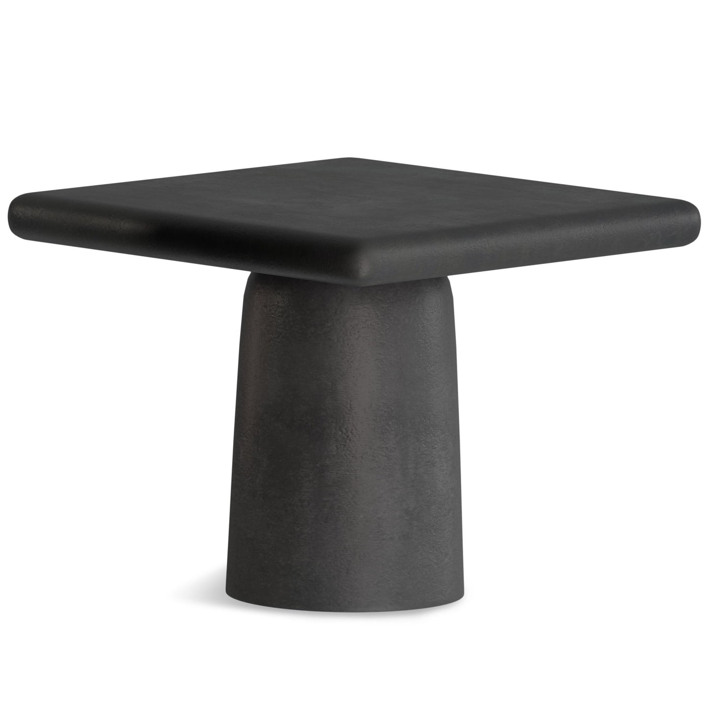Zachary - 2 Piece Set Cast Aluminum Coffee Table - Black
