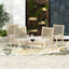 Cordoba - Dining Chair (Set of 2) Comfortable Armless Chairs - Beige