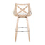 Charlotte - Farmhouse Fixed Height Bar Stool With Swivel And Round Footrest (Set of 2)