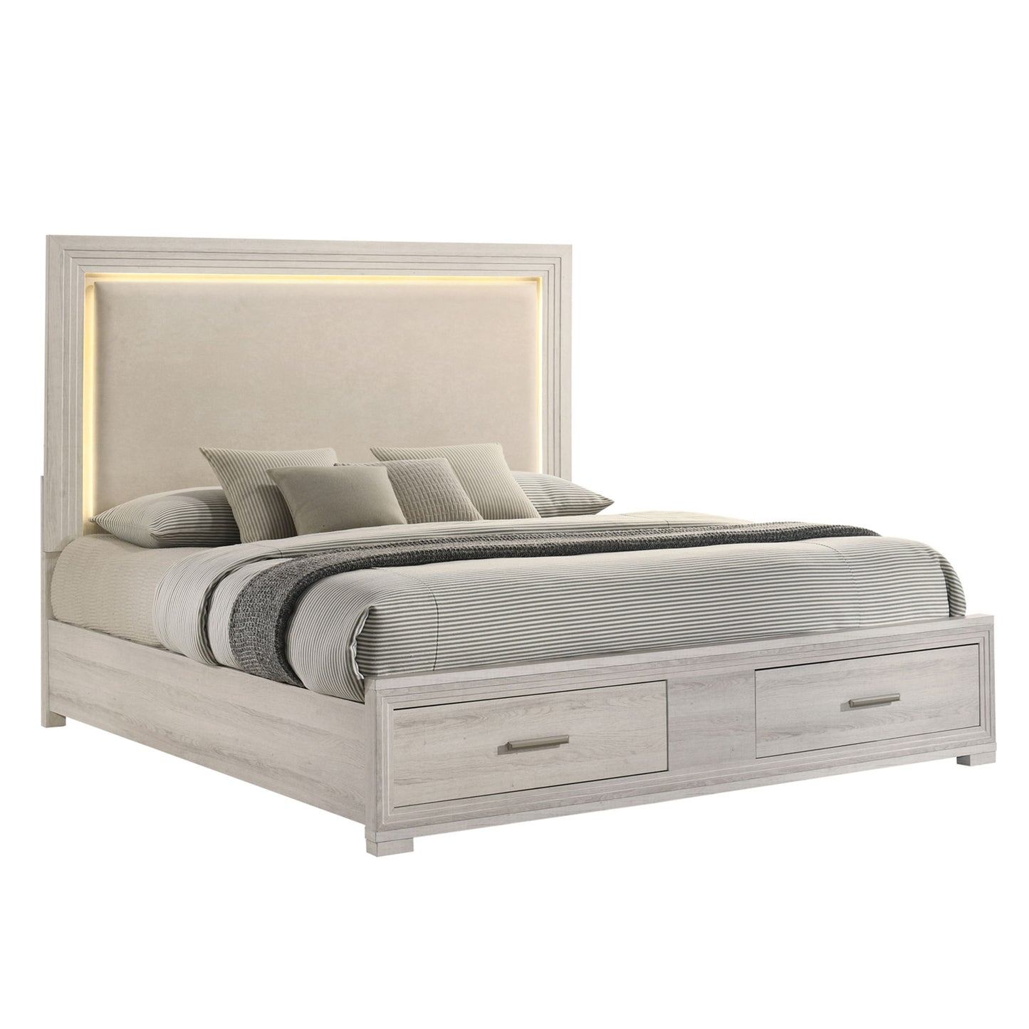 Colorado - Bedroom Set With Upholstered LED Headboard