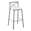 Modern Charlotte - Contemporary Fixed Height Barstool (Set of 2)