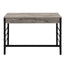 Disho - Weathered Writing Desk With USB - Oak