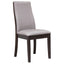 Upholstered Dining Chair (Set of 2) - Taupe / Brown