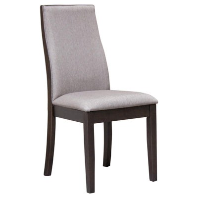 Upholstered Dining Chair (Set of 2) - Taupe / Brown