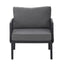 Outdoor Patio Club Chair, Waterproof Thick Cushion Deep Seating