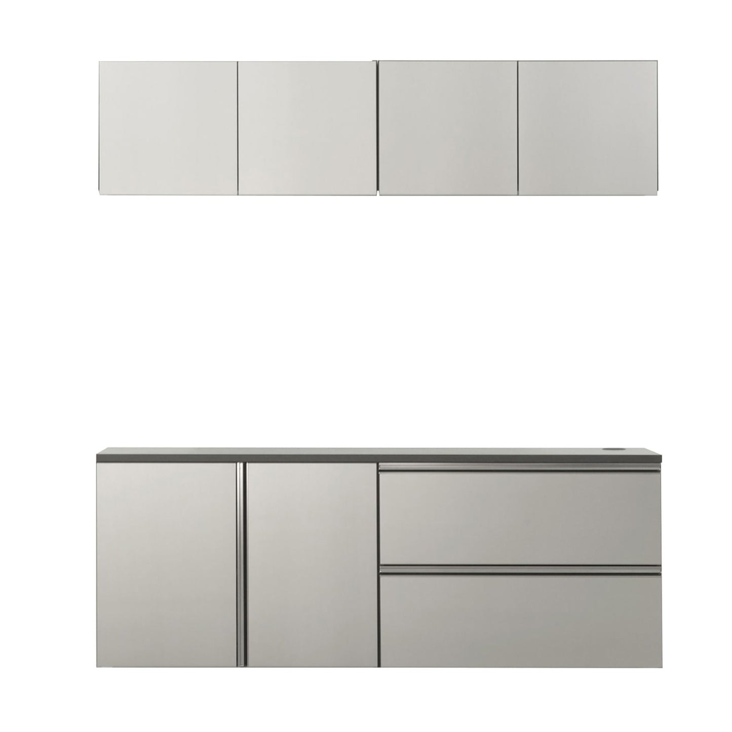 Nova Series - Garage Cabinet Set C - Metallic Gray