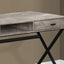 Computer Desk For Home Office, Laptop, Storage Drawers, Glossy Contemporary & Modern