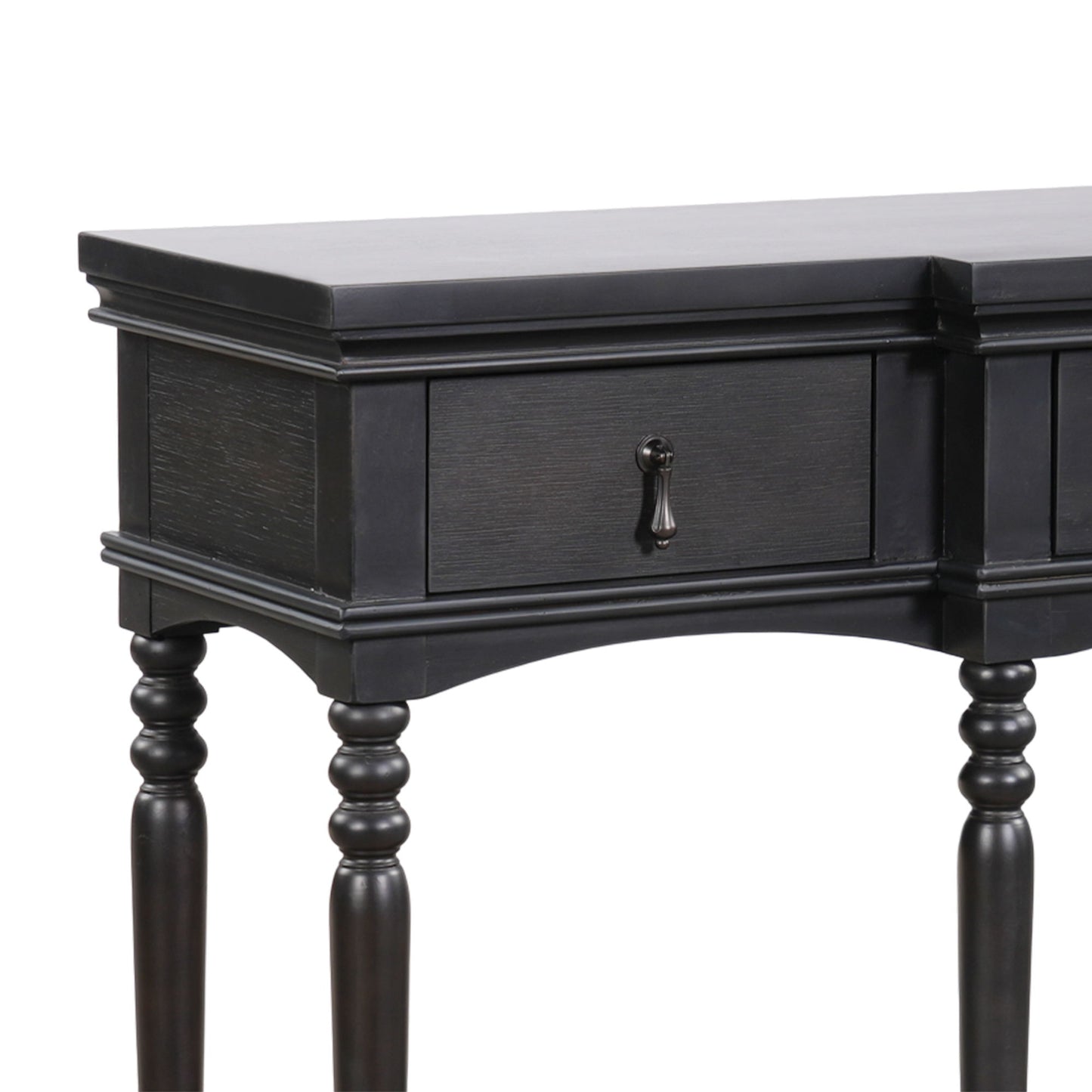 Retro Console Table With 3 Soft Close Drawers