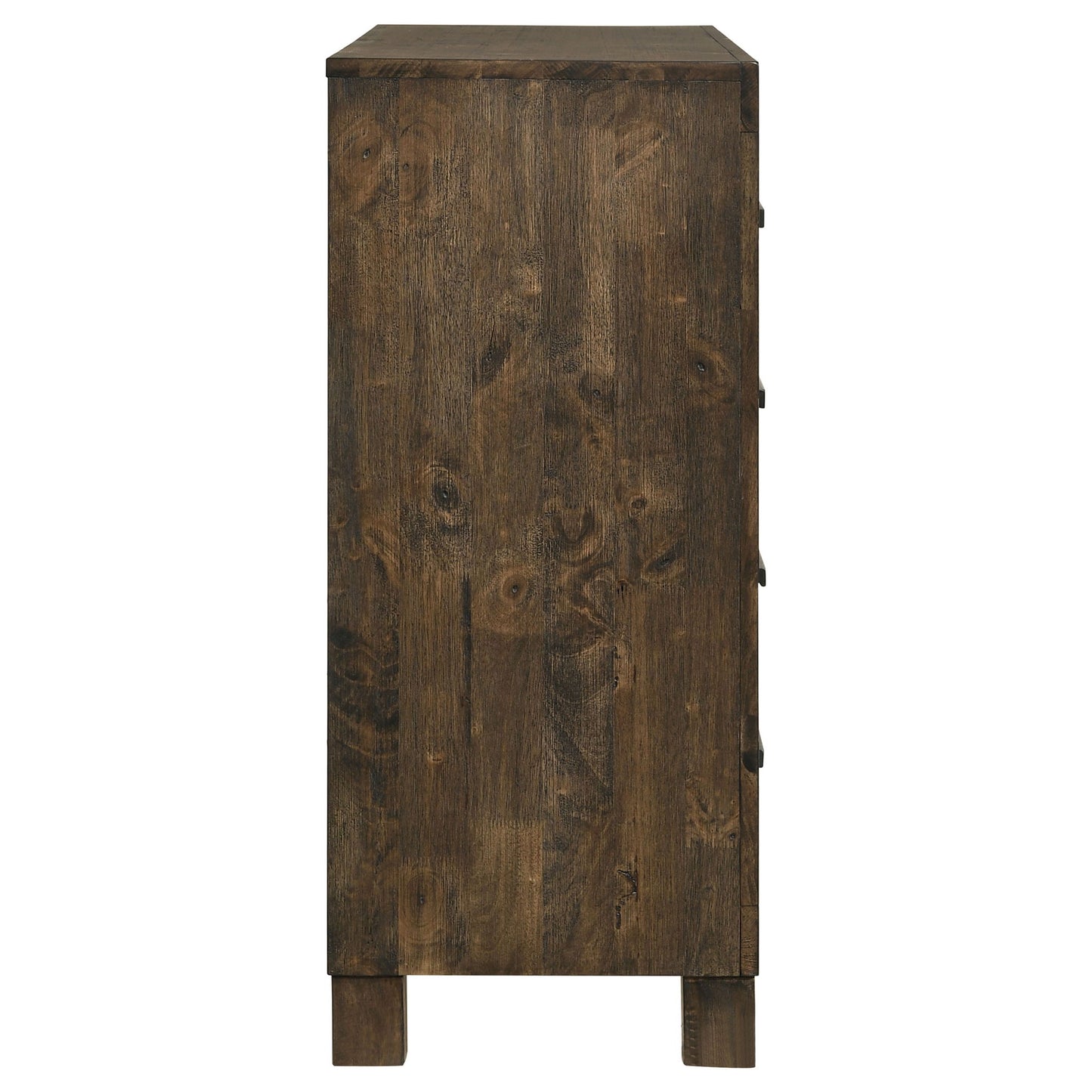 Bren - 8 Drawer Dresser With Pull Handles - Rustic