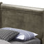 Upholstered Panel Sleigh Bed Design