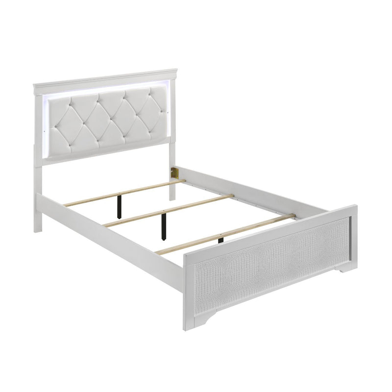 Blaze - Modern Bed With LED Headboard