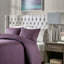 Transitional Upholstery Headboard With Tufted Buttons And Nailhead Trim