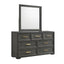 Colorado - Square Mirror (Dresser Not Included) - Charcoal
