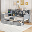 Daybed With 3 Drawers USB Ports And Desk